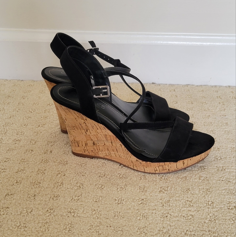 Charles Black Sandals